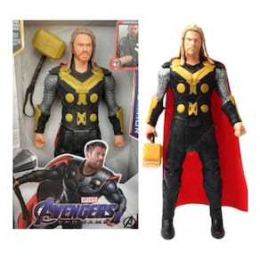 Bonecos Vingadores Articulado Avengers 30cm Com Som E Luz