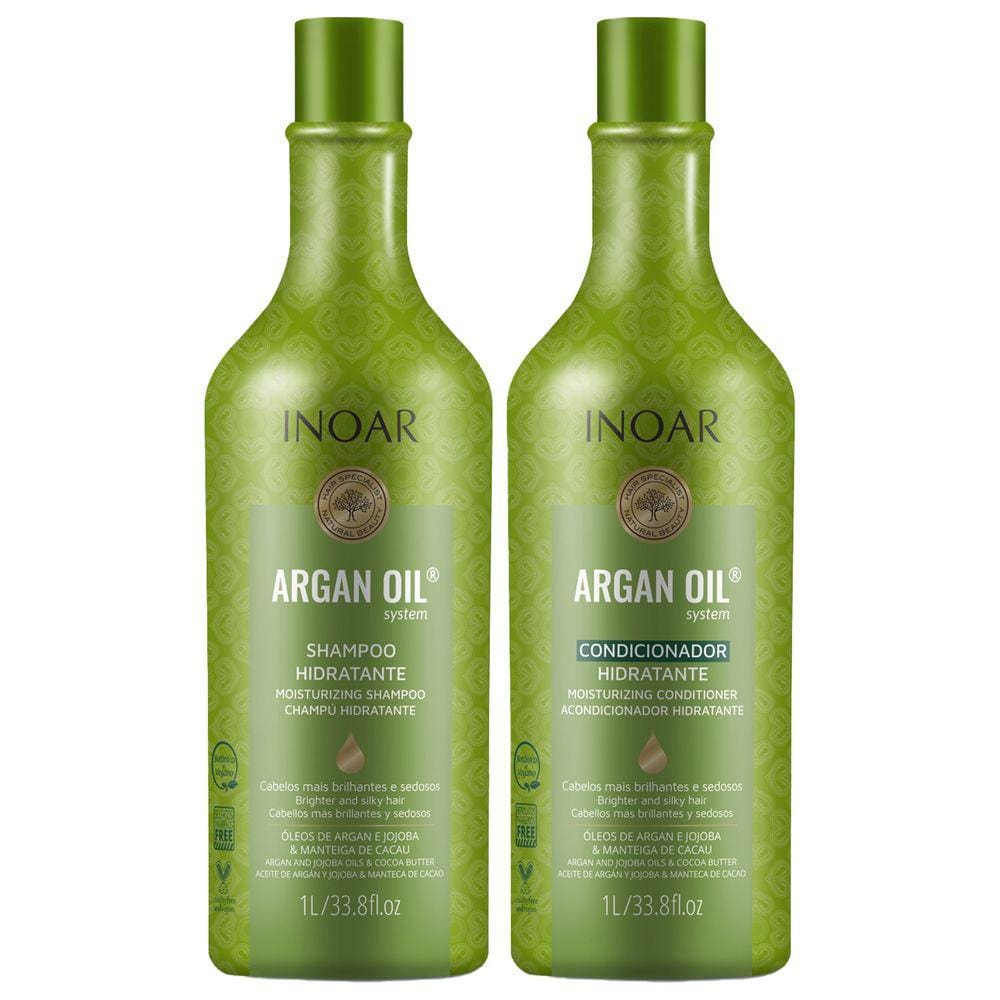 Kit Inoar Argan Oil Shampoo + Condicionador Blz
