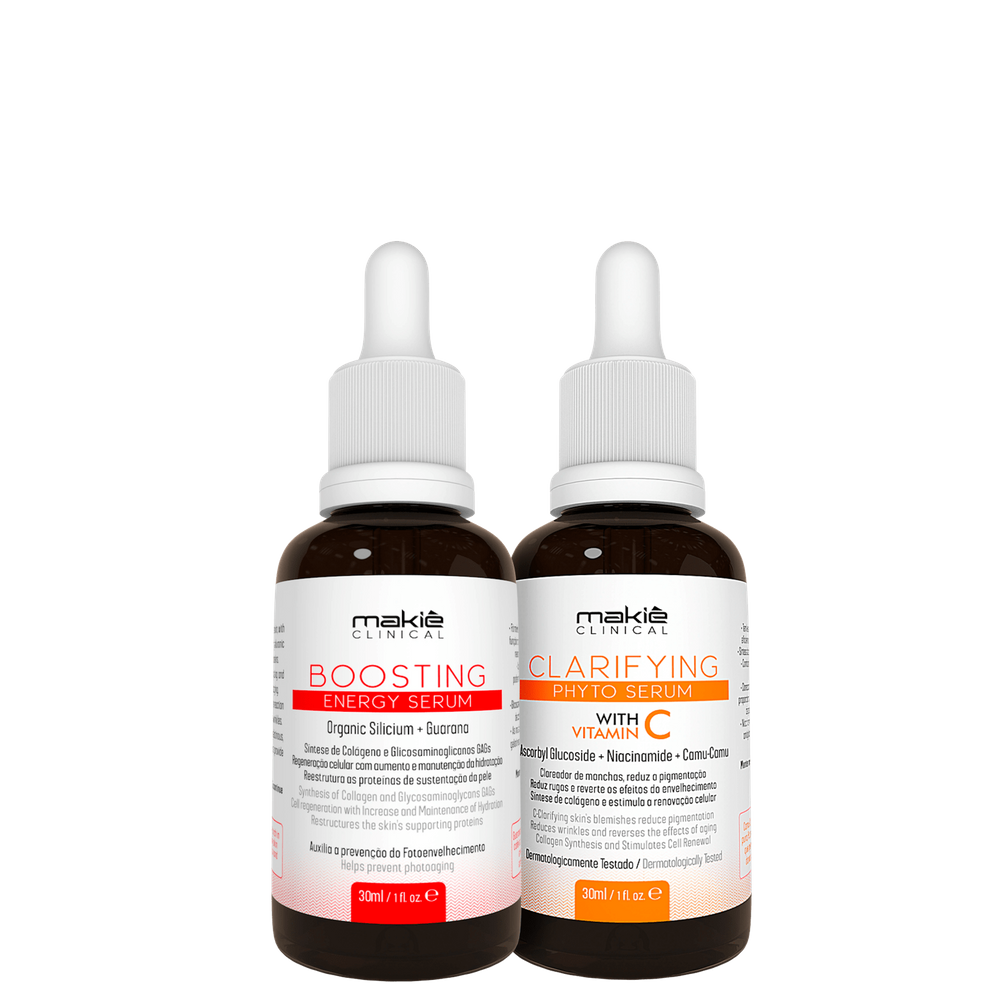 Kit Makiê Clinical Boosting & Clarifying (2 Produtos)