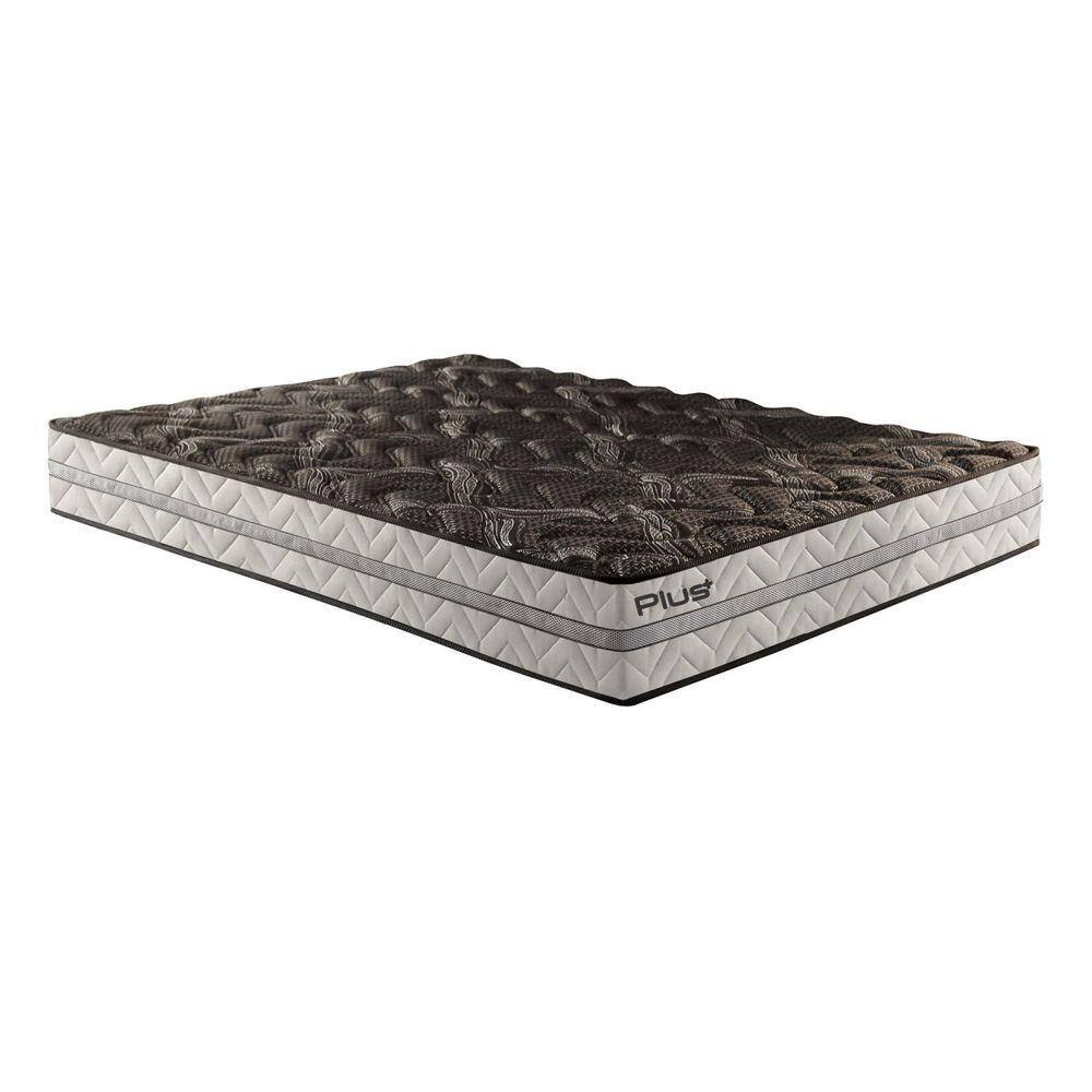 Colchão Casal Unique Ecosono D33 Plus Duoface 18x138x188cm Preto Elegancy/Black