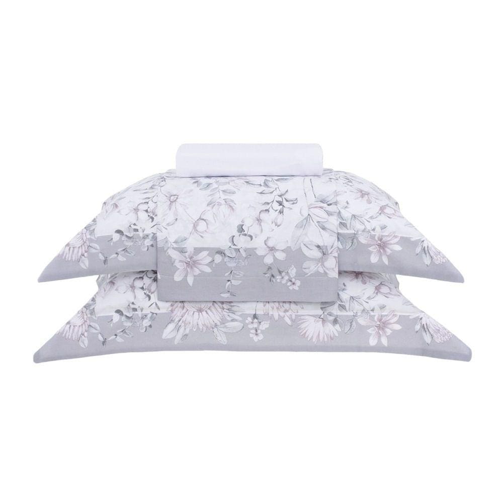 Jogo Cama King Buddemeyer 180 Fios Percalle Proteas