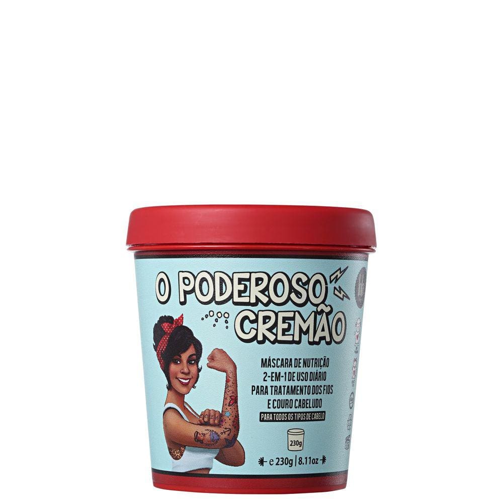 Lola Cosmetics O Poderoso Cremão 2 em 1 - Máscara Capilar 230g