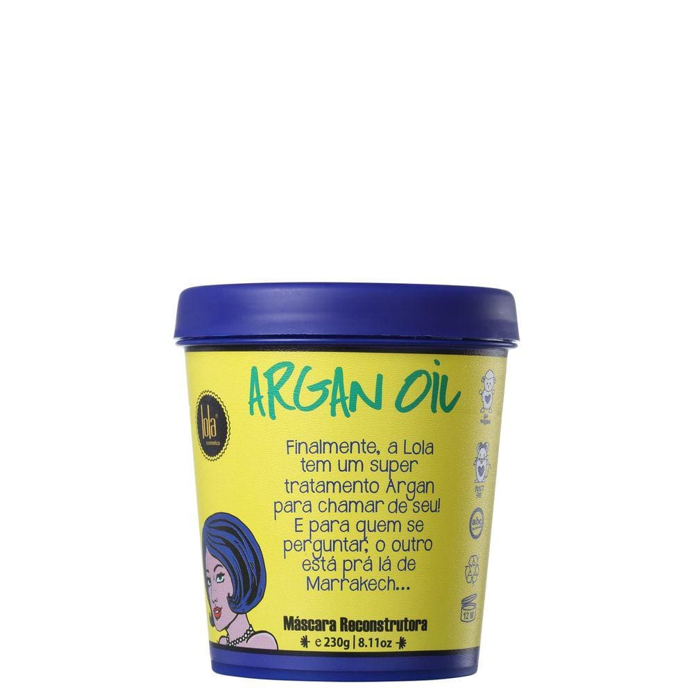 Lola Cosmetics Argan Oil - Máscara Capilar 230g