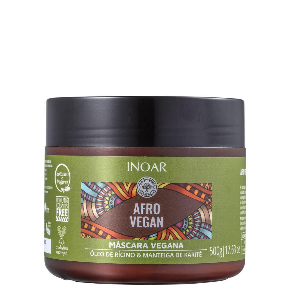 Inoar Afro Vegan - Máscara Capilar 500g Blz