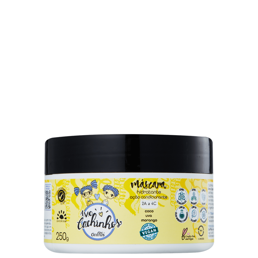 Griffus Amo Cachinhos - Máscara Capilar 250g