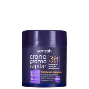 Yenzah Cronograma Capilar Pós-Química - Máscara Capilar 480g