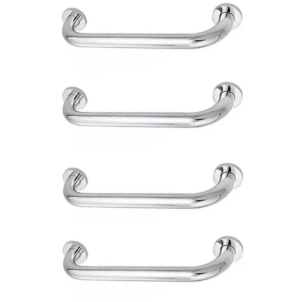 Alça De Apoio 30Cm Kit 4 Unidades Inox Barra