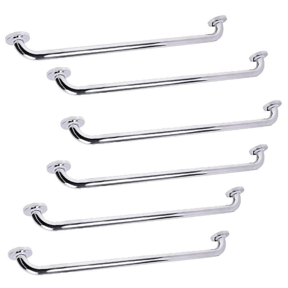 Alça Barra Apoio Kit 5 Uni Inox 70Cm Acessibilidade