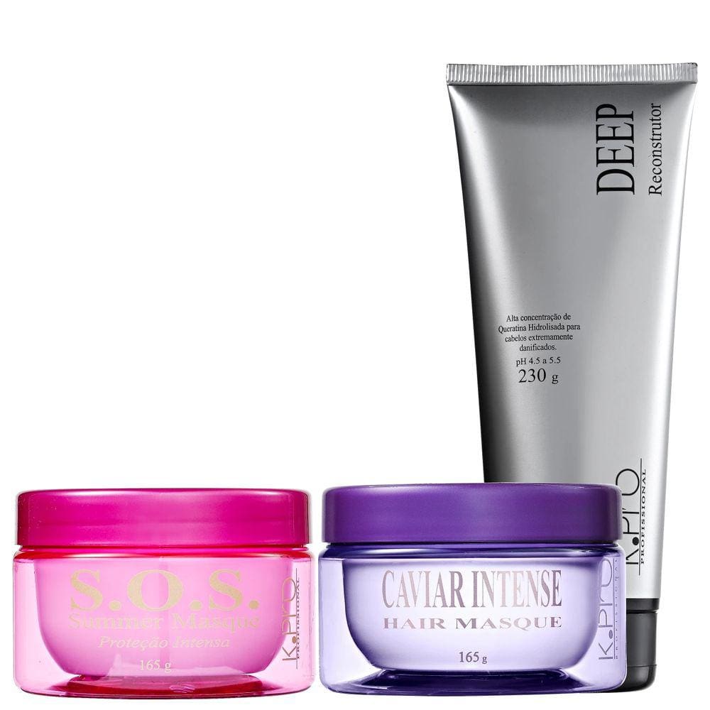 K.pro Cronograma Capilar S.o.s Verão Kit (3 Produtos) Blz