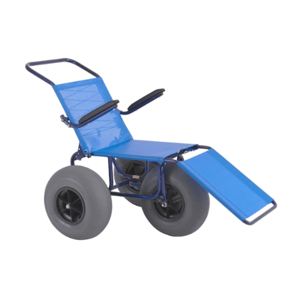 Cadeira de Rodas para Praia / Anfíbia em Alumínio para 110 kg modelo Ipanema - Ortobras