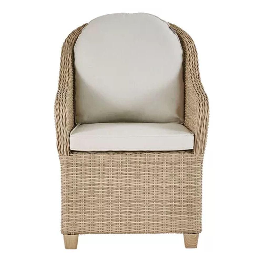 Poltrona Para Jardim Alumínio E Rattan 90x63x70cm Até 160kg