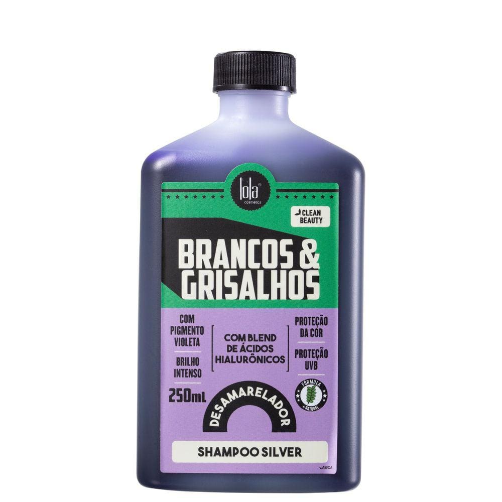 Lola Cosmetics Brancos & Grisalhos Silver - Shampoo Desamarelador 250ml