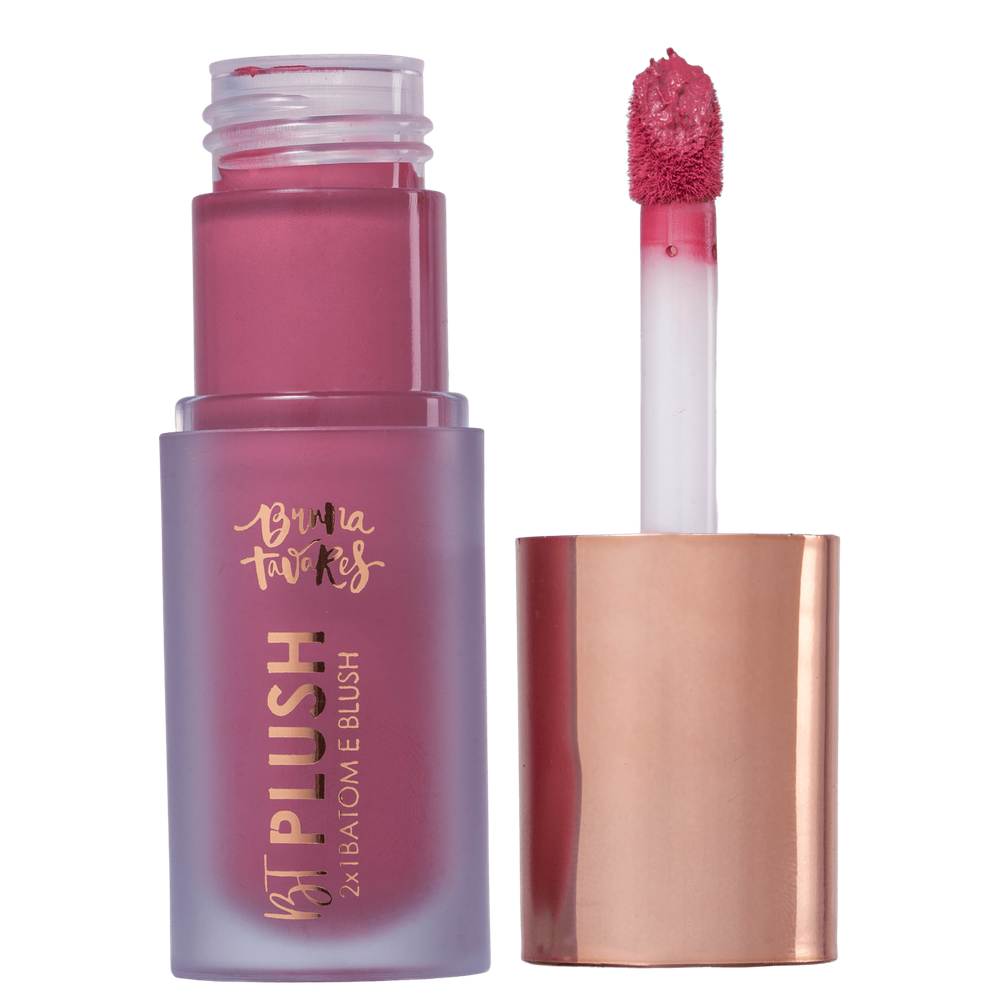 Bruna Tavares BT Plush 2 em 1 Bela - Batom Líquido 6g
