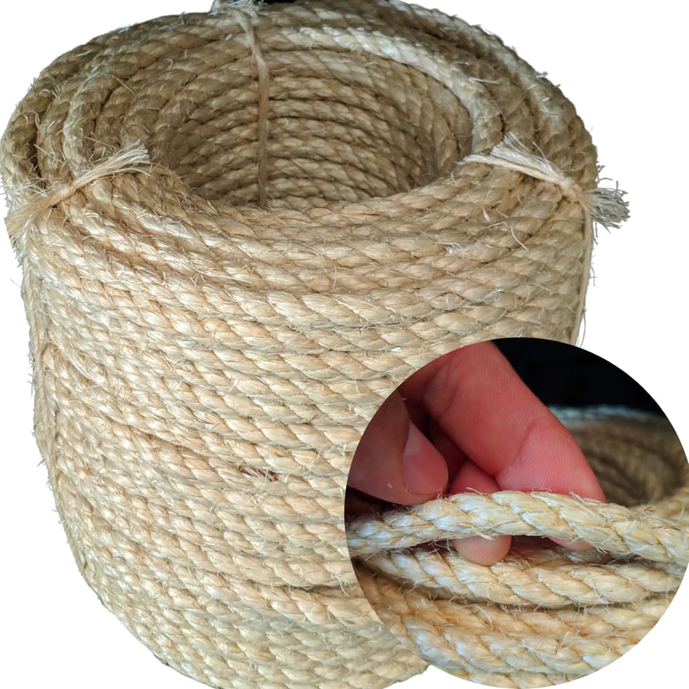 Corda De Sisal Lasis 8Mm 20M