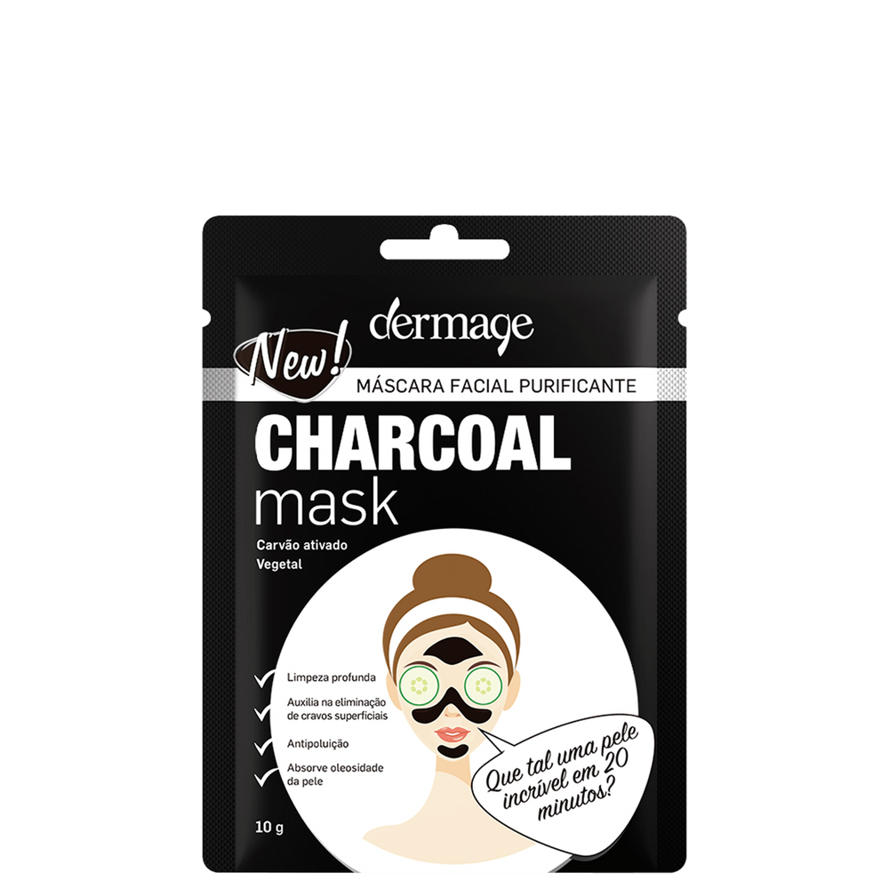 Dermage Charcoal - Máscara Facial 10g