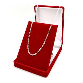 Corrente De Prata 925 Cadeado Masculina 2.6mm 80cm Maciça