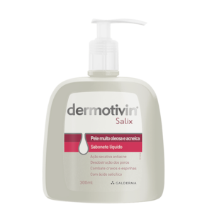 Dermotivin Salix - Sabonete Líquido Facial 300ml