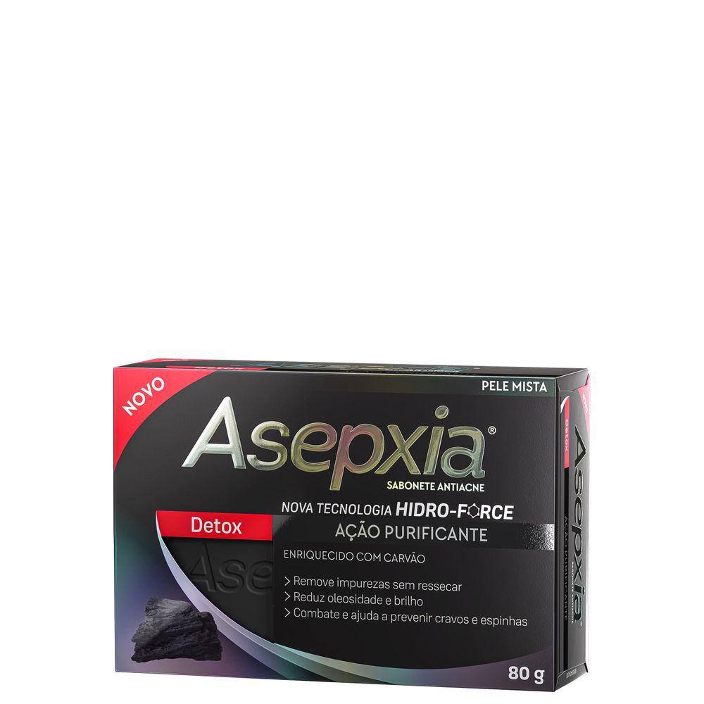 Asepxia Detox - Sabonete em Barra Facial 80g