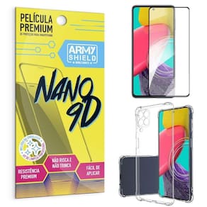 Capinha Samsung M53 Anti Shock + Película Nano Cerâmica 9D