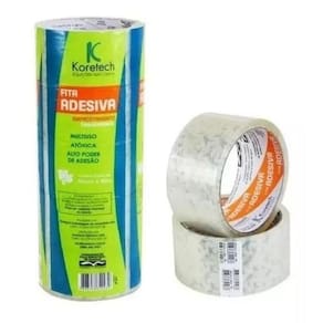 Fita Adesiva Transparente 45Mm X 40M Koretech Com 4 Unidades