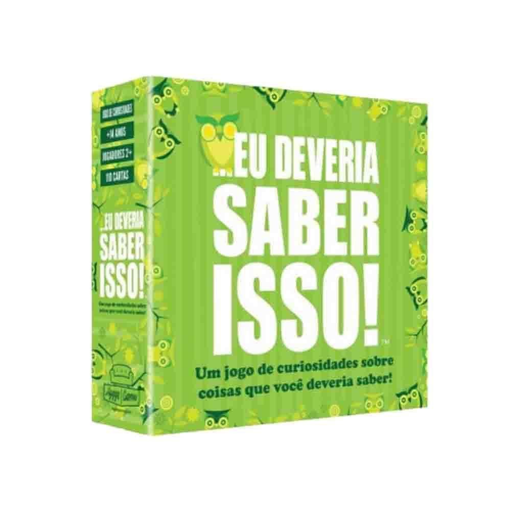 Eu Deveria Saber Isso Jogo De Cartas Hygge Games 810011