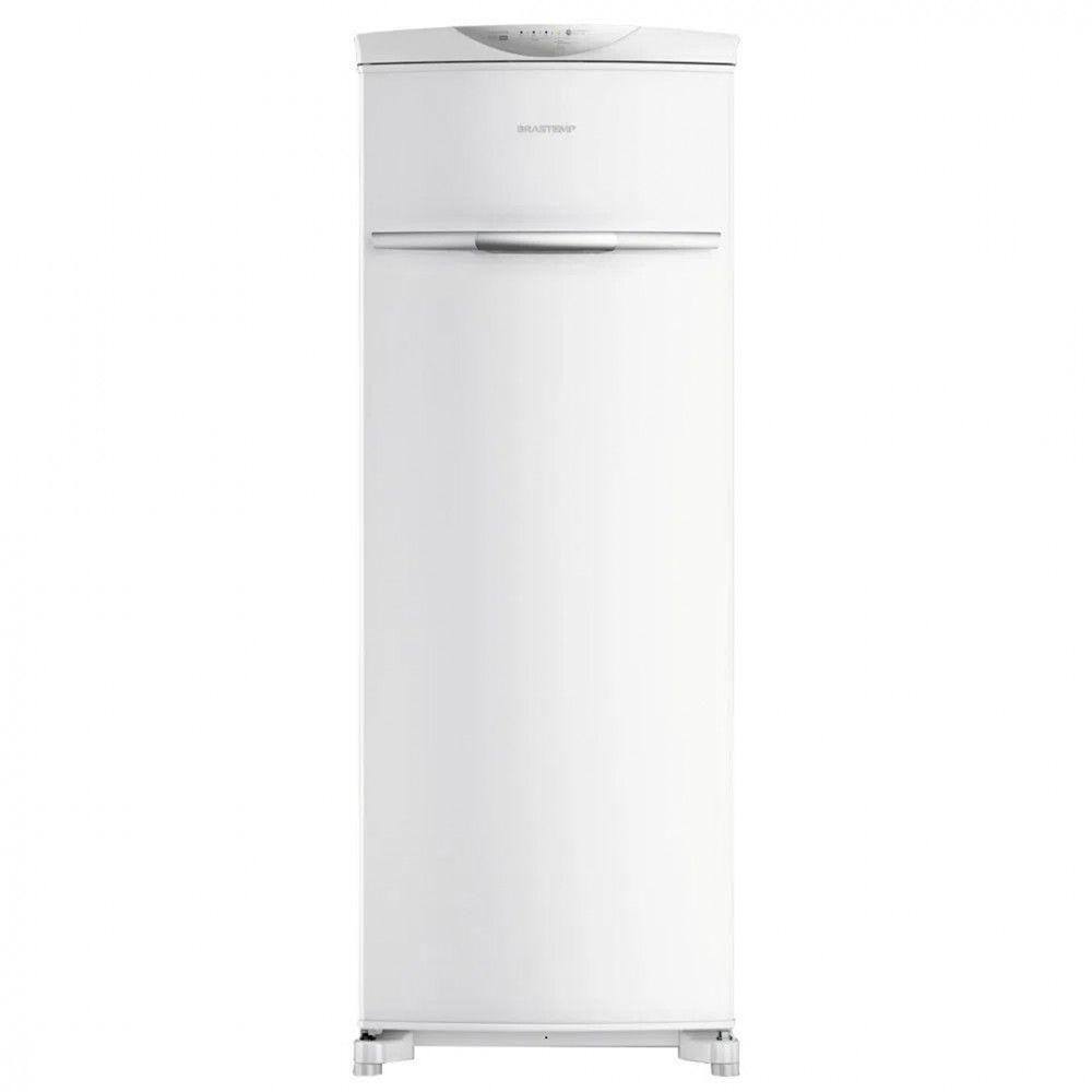 Freezer frost free vertical brastemp cor inox Pontofrio