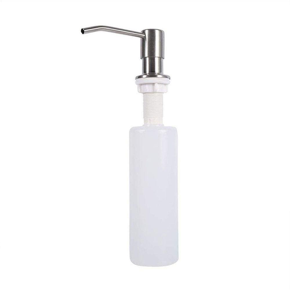 Dispenser Embutir Pia Detergente Sabonete Liquido Dosador Sabão Escovado Cozinha Banheiro