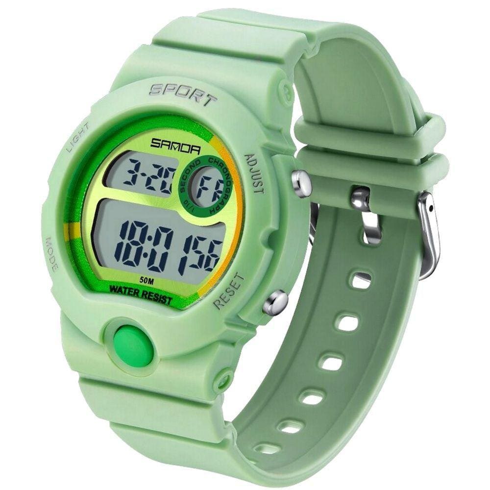 Relógio Digital Feminino Casual Esportivo A Prova D`Água