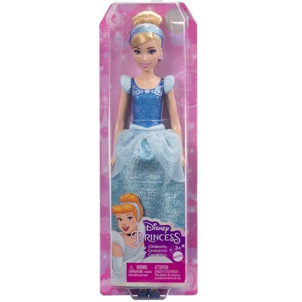 Boneca Disney Princesas Saia Cintilante Cinderela Mattel HLW02