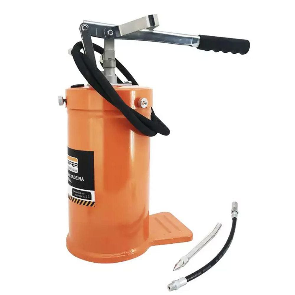 Bomba de Graxa Engraxadeira Graxeira Manual 5kg - Starfer