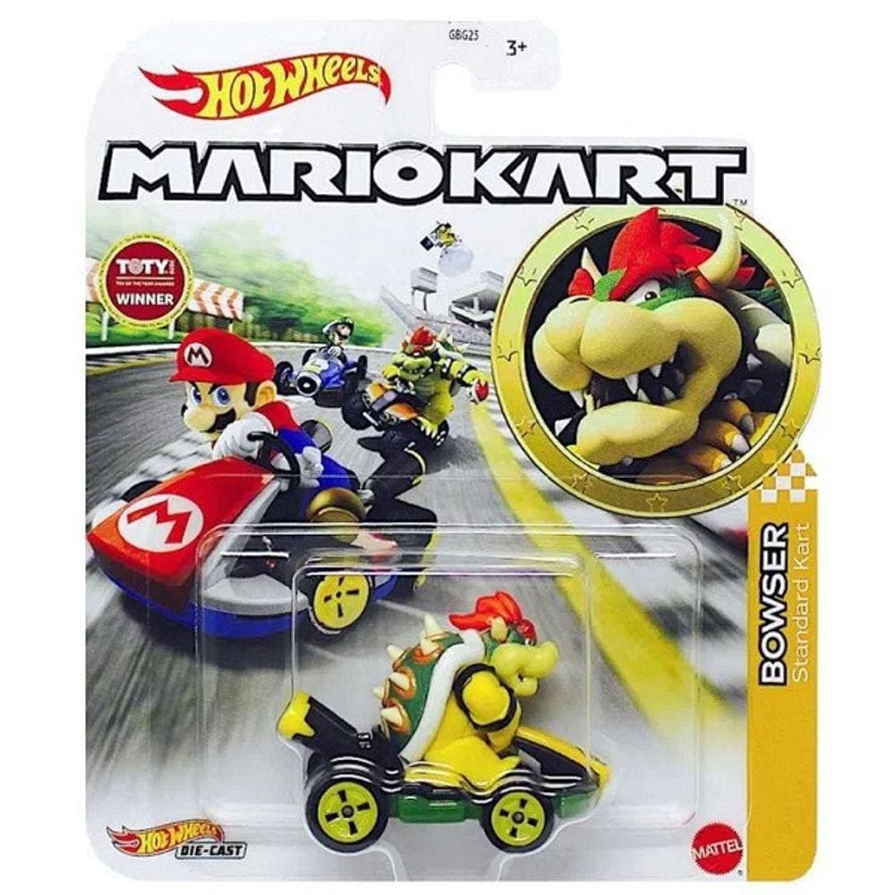 Hot Wheels Mario KART Bowser Standard KART Mattel GBG25