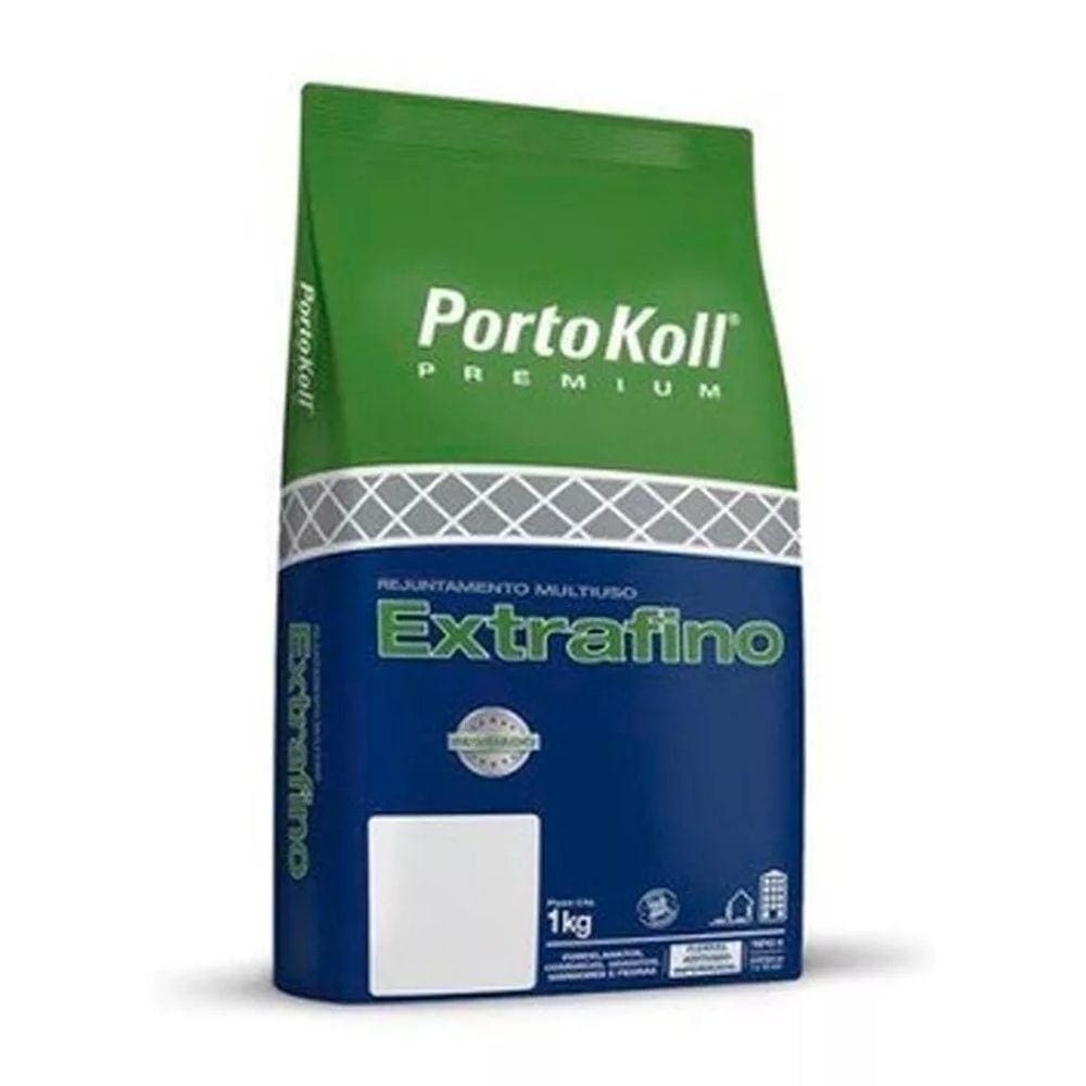 Rejunte Multiuso Extrafino Grafite 1kg Portokoll