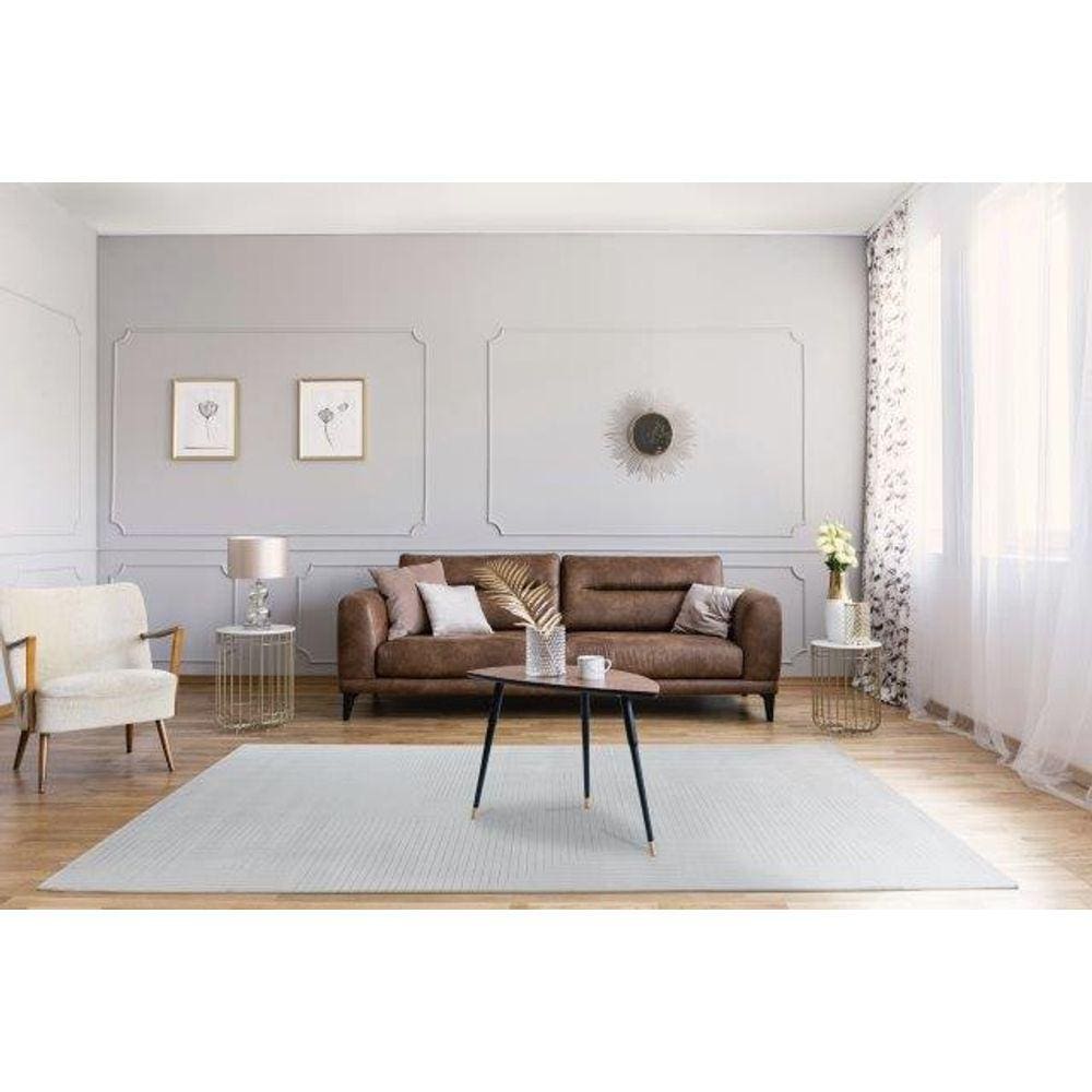 Tapete Turco Sala Sofisticato 02 - 300 x 400cm Off White/Cinza