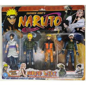 Kit 4 Bonecos Time Clássico Naruto Bandai F0051