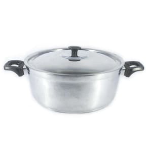 Caçarola Panela Alça Baquelite Alumínio Fundido Polido 24cm