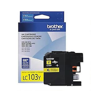 Cartucho de Tinta Brother LC 103 Y Amarelo
