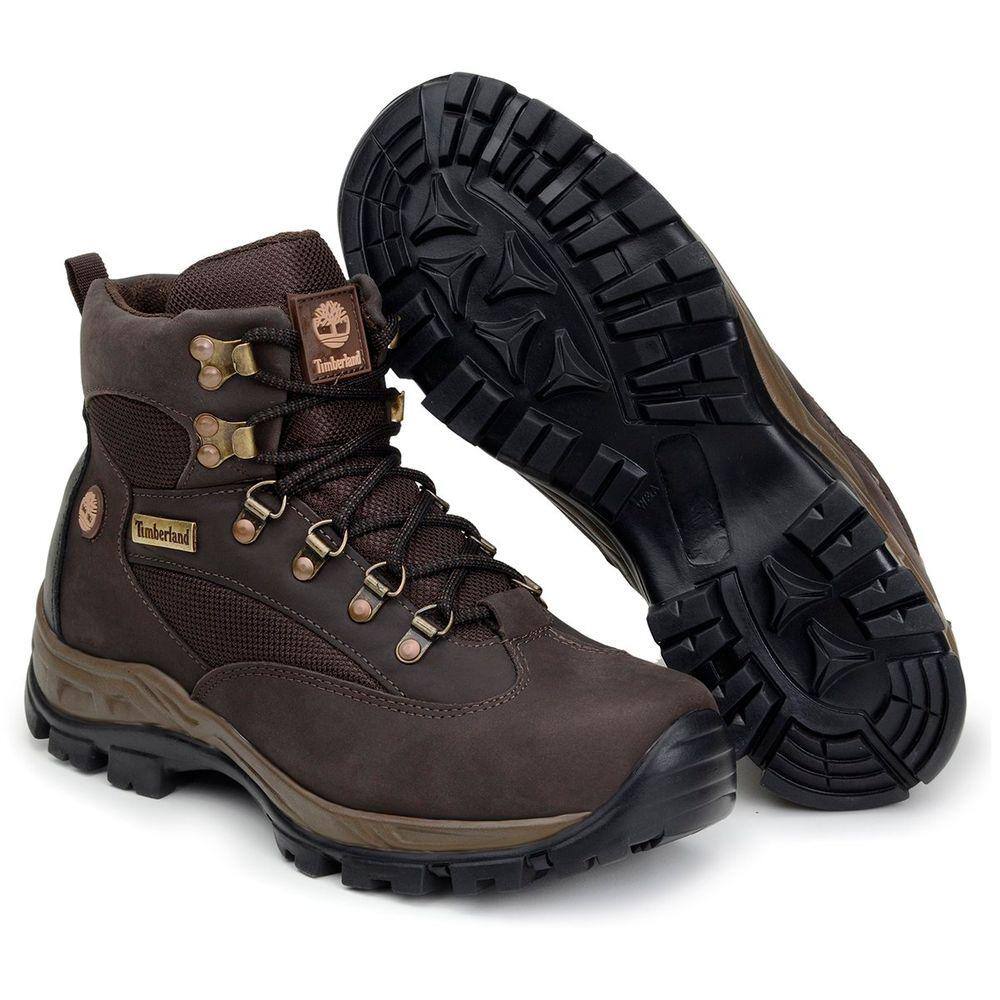 Bota Coturno Botina Masculina Caterpillar Bico pvc Palmilha em Gel  Impermeável no Shoptime