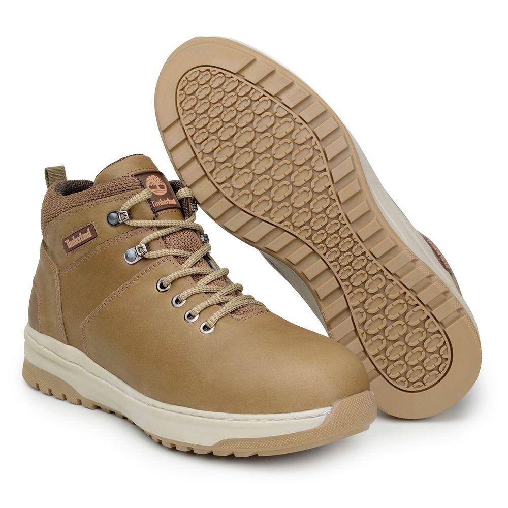 Bota caterpillar adventure couro legitimo com palmilha gel feminino