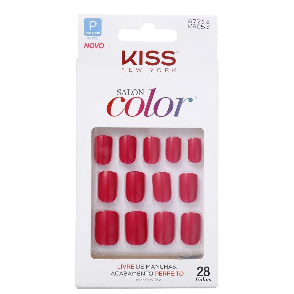 Kiss New York Salon Color Angel Unhas Postiças BLZ