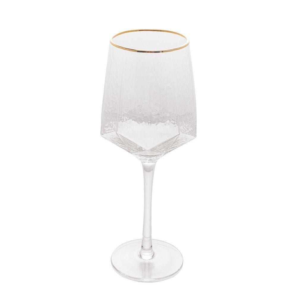 2 Taças para Vinho Wolff Taj de Cristal Incolor 600ml