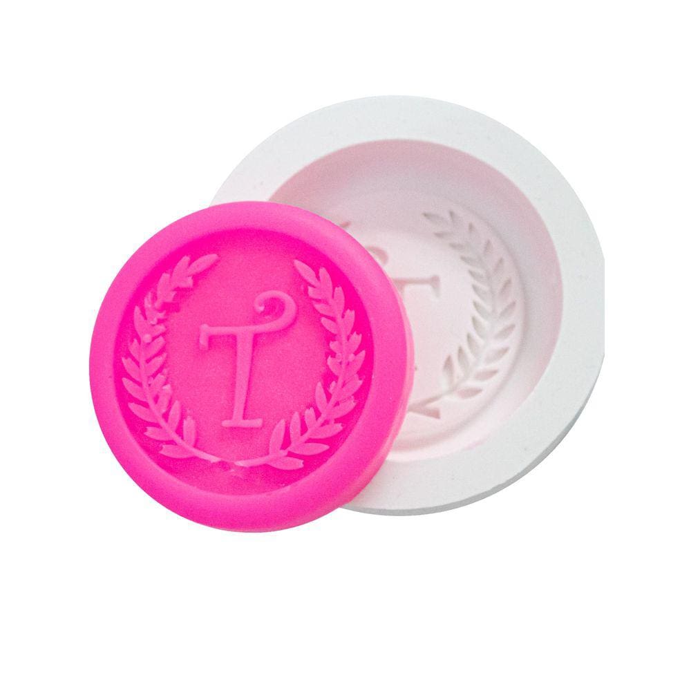 Forma de Silicone Coroa de Louro Letra Mod.02 Lembrancinha Ib-1946