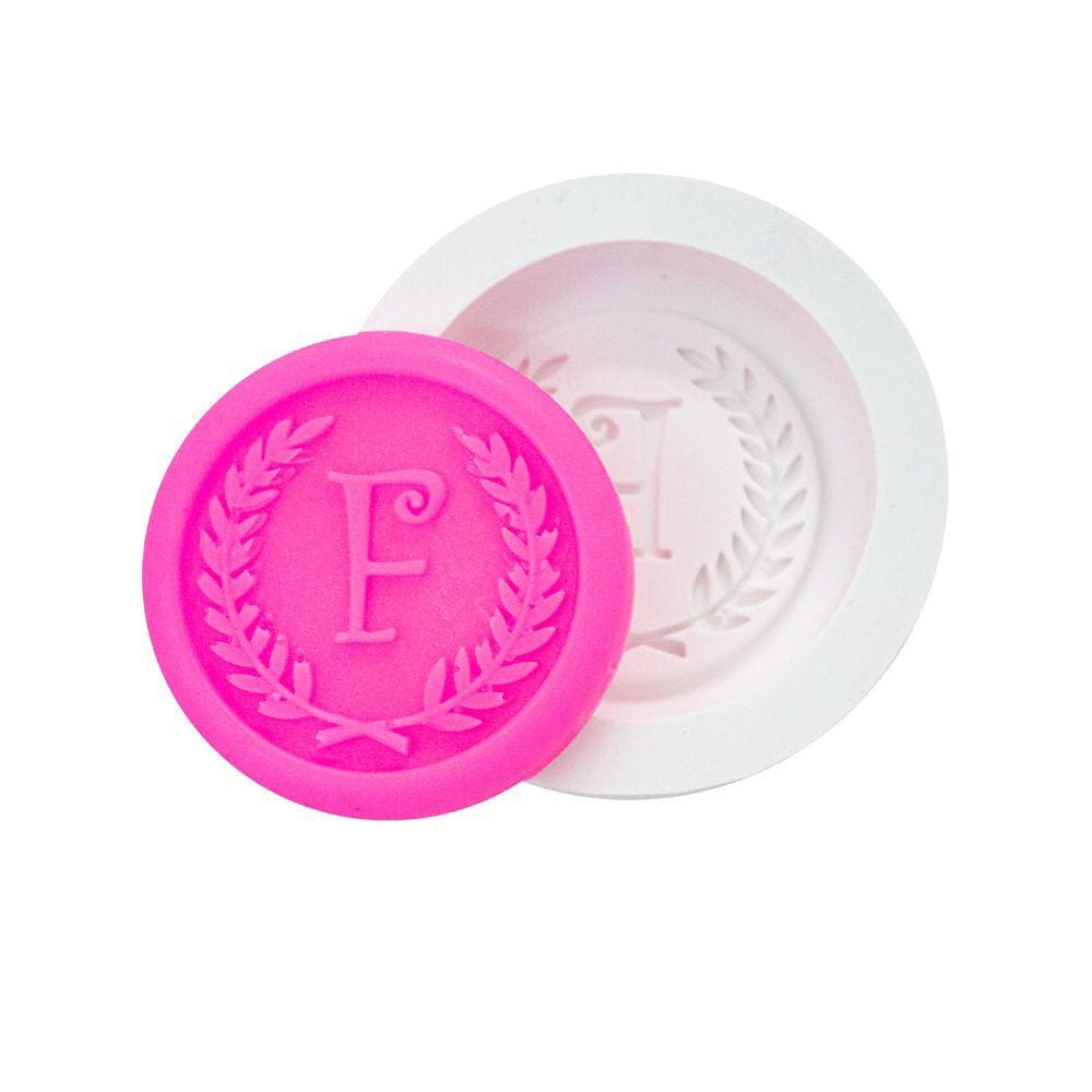 Forma de Silicone Coroa de Louro Letra Mod.02 Lembrancinha Ib-1946
