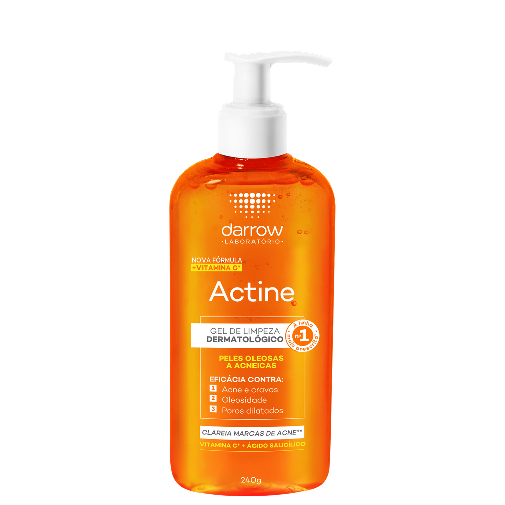 Darrow Actine Gel De Limpeza 240G