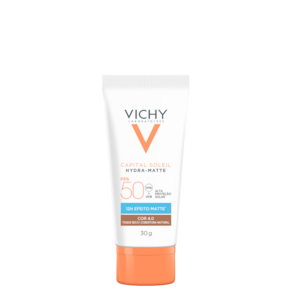 Vichy V Capital Soileil Hydra-Matte FPS50 4.0 - Protetor Solar Facial com Cor 30g