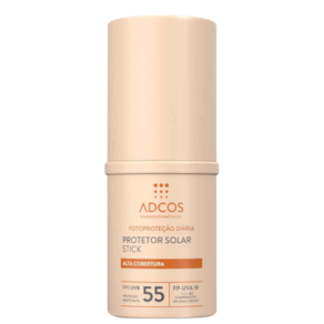 Adcos Fotoproteção Diária Tonalizante Stick FPS 55 Nude - Protetor Solar com Cor 17g