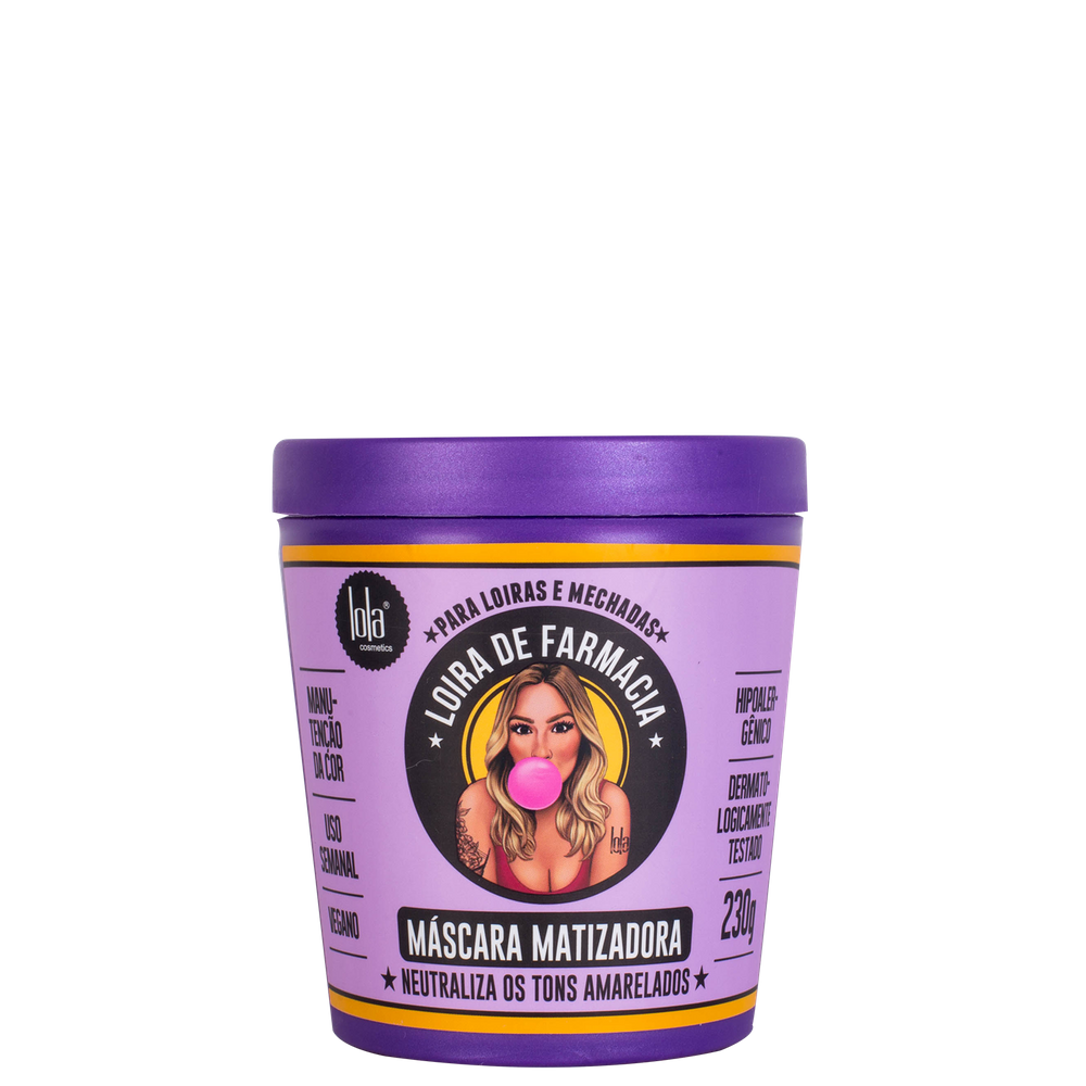 Lola Cosmetics Loira de Farmácia - Máscara Matizadora 230g