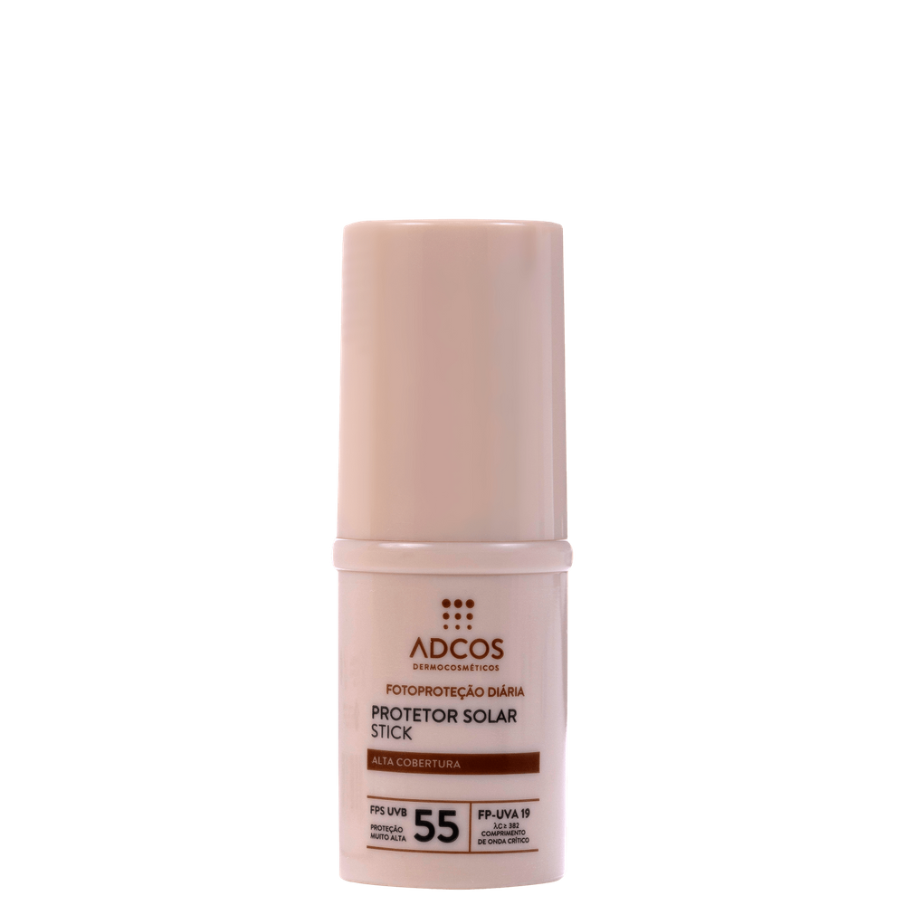 Adcos Fotoproteção Diária Tonalizante Stick FPS 55 Beige - Protetor Solar com Cor 17g