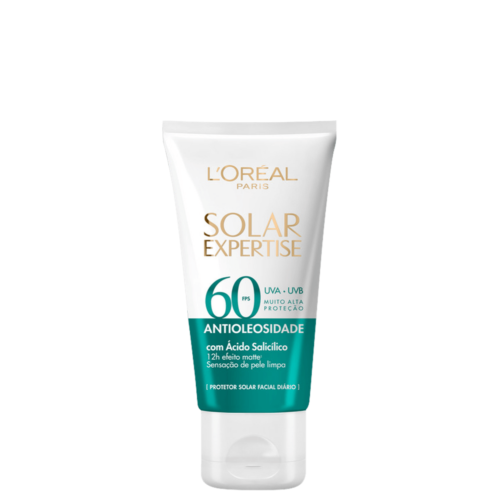 L`Oréal Paris Solar Expertise Antioleosidade FPS 60 - Protetor Solar Facial 40g