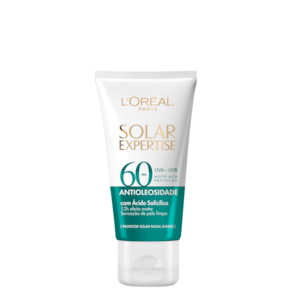 L`Oréal Paris Solar Expertise Antioleosidade FPS 60 - Protetor Solar Facial 40g