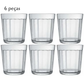 Jogo 6 copos whisky em vidro Sylvana 300ml 9cm Pasabahce